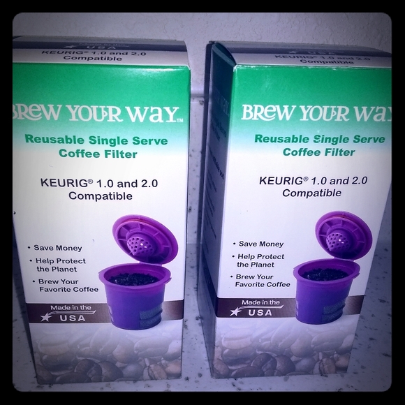Keurig Kitchen 2 Nib Keurig Reusable Single Serve Coffee Filter